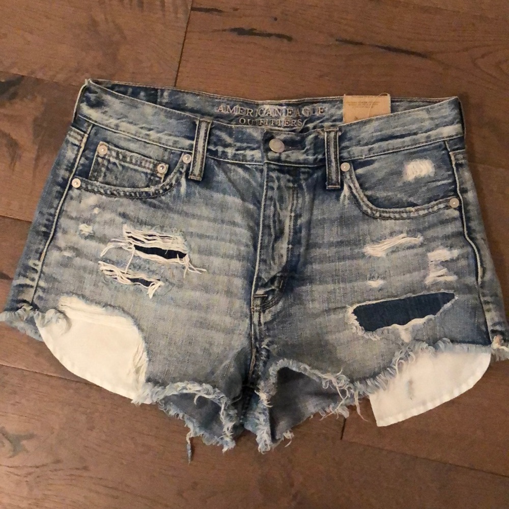American Eagle Outfitters Distressed Jean Shorts